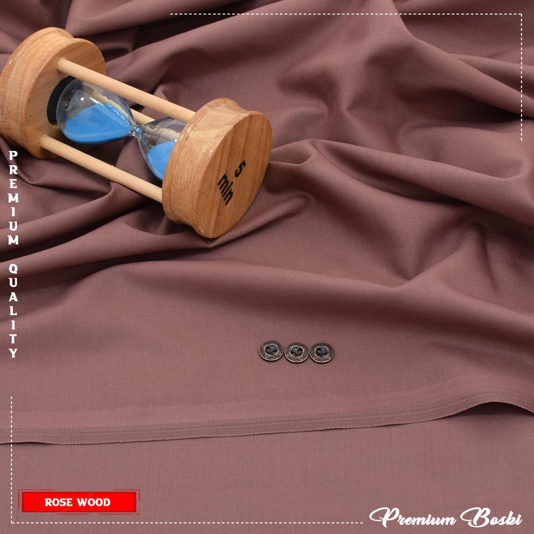 Premium Boski, 4-Meter, Unstitched Shalwar Kameez for Mens Boski Suit