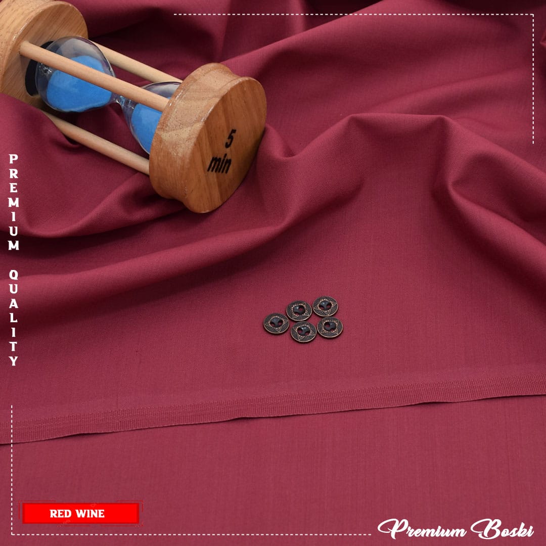 Premium Boski, 4-Meter, Unstitched Shalwar Kameez for Mens Boski Suit