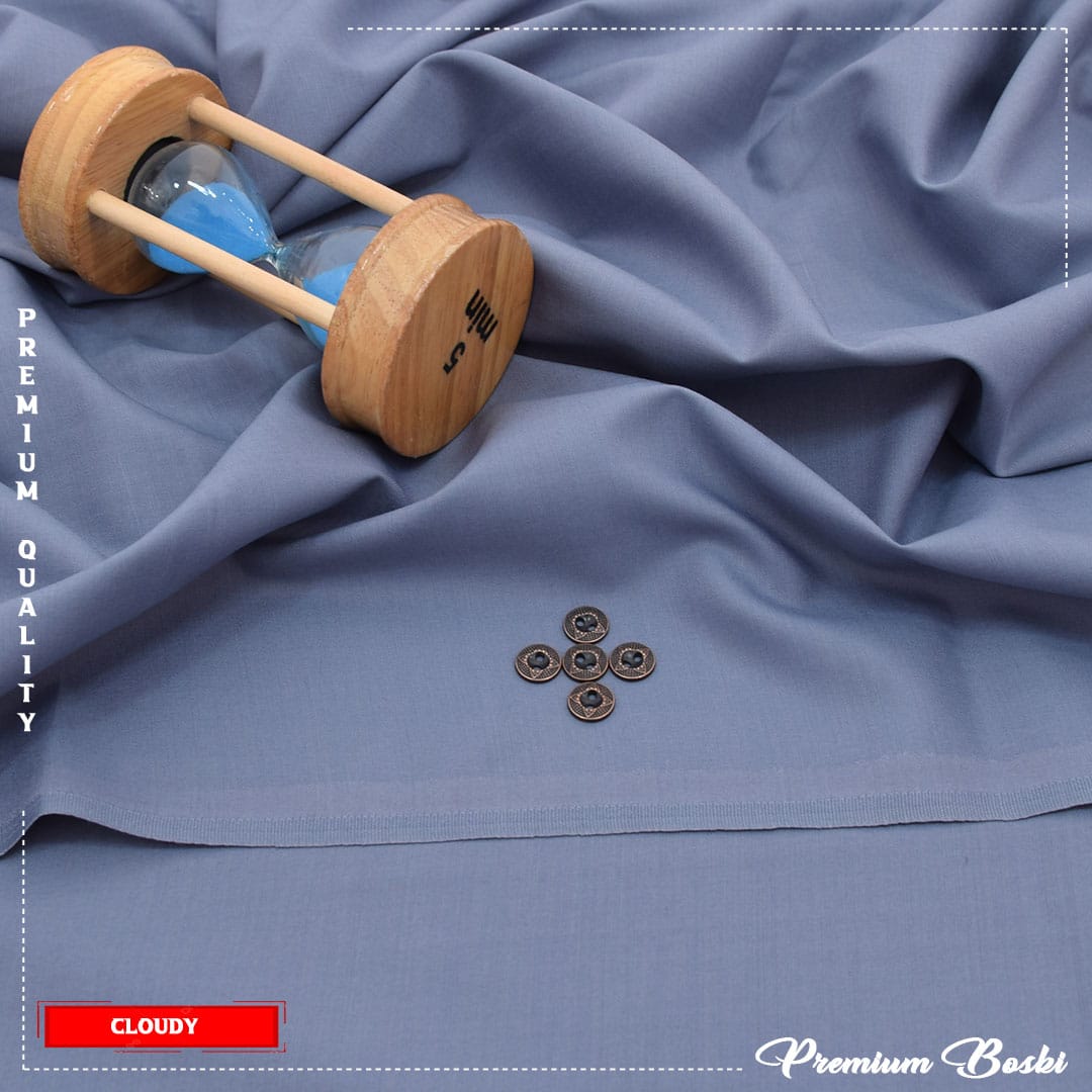 Premium Boski, 4-Meter, Unstitched Shalwar Kameez for Mens Boski Suit