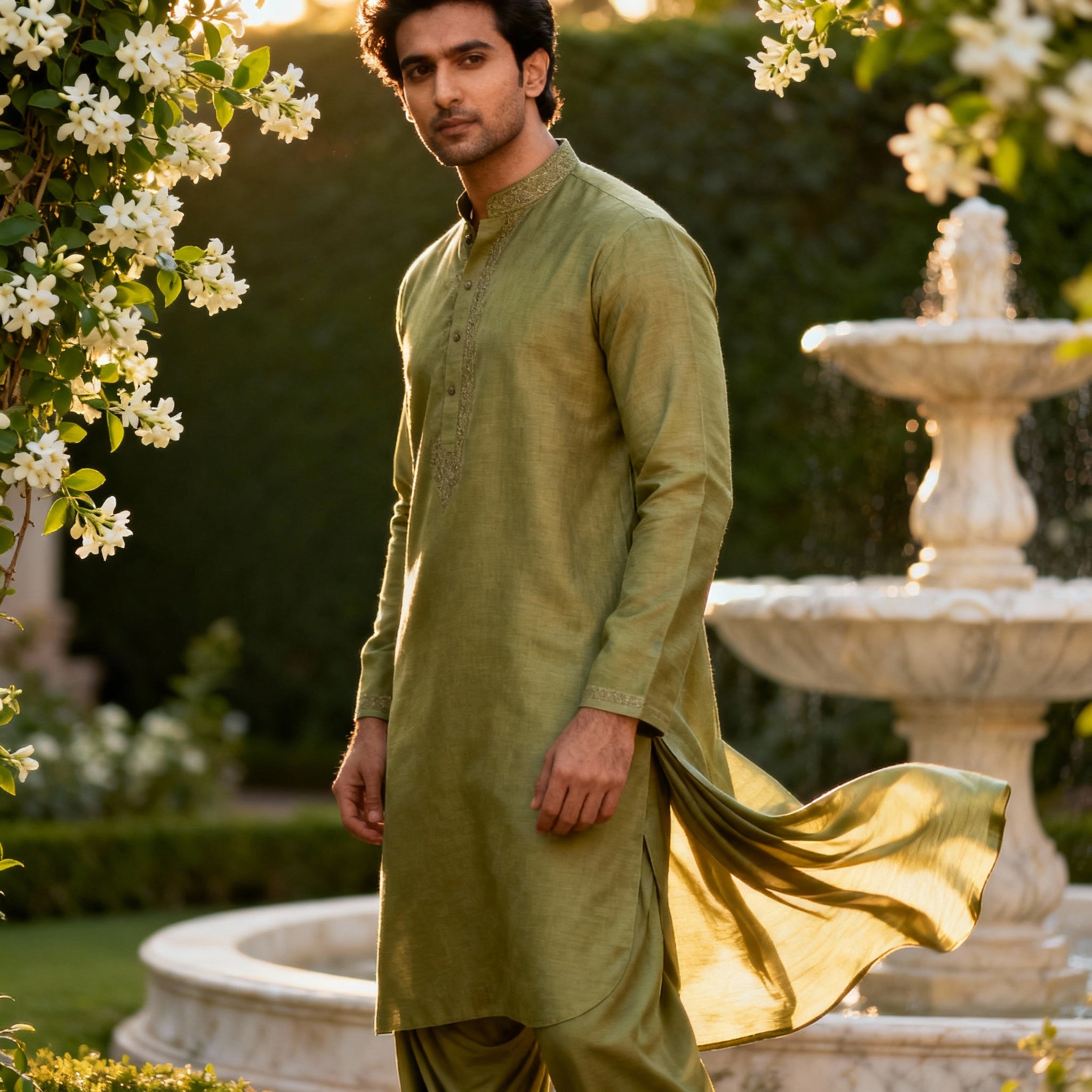 Premium Boski, 4-Meter, Unstitched Shalwar Kameez for Mens Boski Suit
